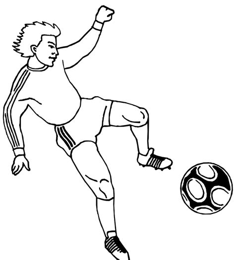 Dibujo 11 De Fútbol Para Colorear