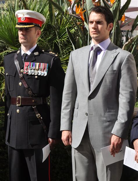 henry cavill news exclusive photos royal marines 350th anniversary service in gibraltar