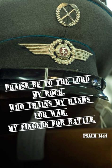 Psalm 1441 ~ Praise Be To The Lord My Rock Who Trains My Hands For