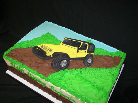 Jeep Cake From Cake Girlz Bakery Jeep Cake Birthday Cakes Bday Cakes