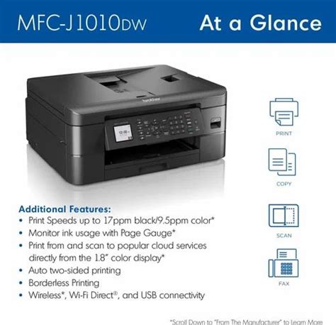 Brother Mfc J1010dw Wireless Printer At Rs 16378 In Mumbai Id