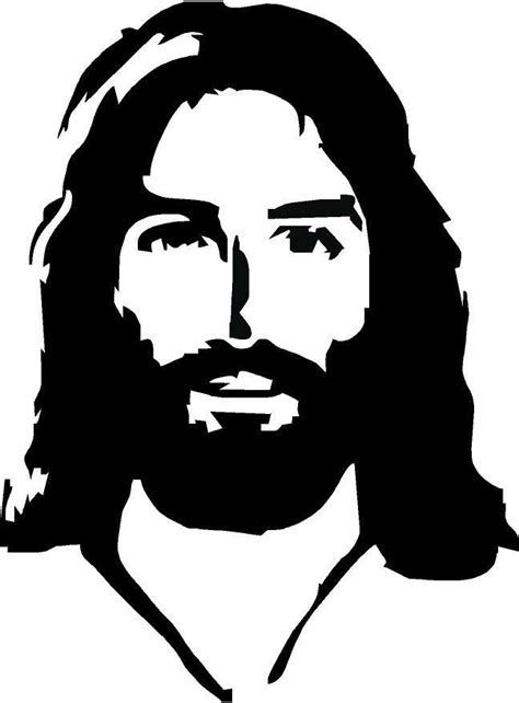 Image Result For Silhouette Of Jesus Face Bible Drawing Drawing