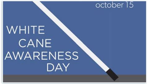White Cane Day Logo Kansas State School For The Blind