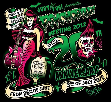 psychobilly flyer psychobilly rockabilly art rock poster art