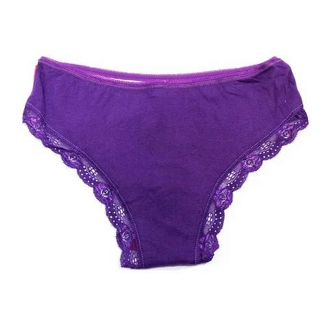 Purple Cotton Ladies Plain Panty Rs 45 Piece Ssp Creation Id