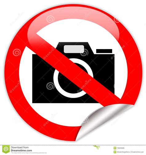 No Photo Camera Sign Royalty Free Stock Images Image 16846589