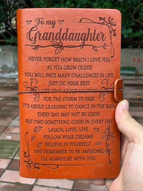 From Grandma Grandpa To Granddaughter Journal T Love Etsy In 2021 Journal T