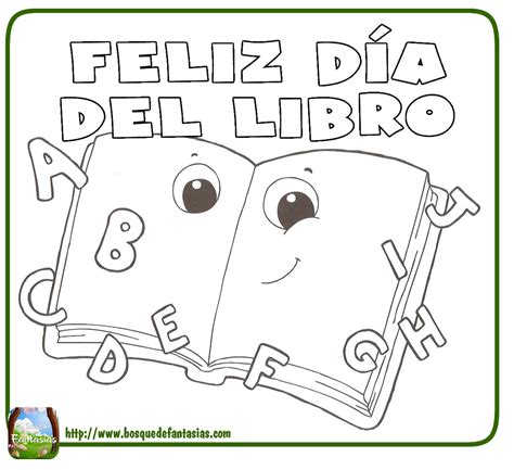 Dibujos Del DÍa Del Libro ® Imágenes Para Colorear Y Pintar