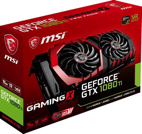 ᐈ Купить Msi Geforce Gtx1080ti 11gb 352bit Ddr5x Gaming X — ЦЕНА
