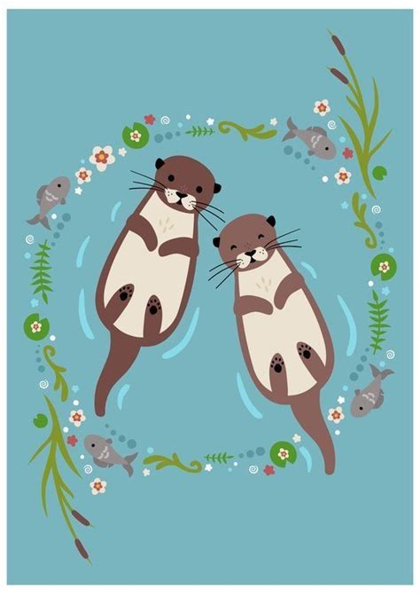 Pin By Valentina Rennee On Sketch Otter Art