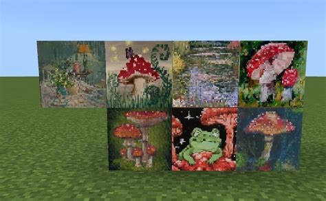 Cottagecore Paintings Bedrock Edition Minecraft Texture Pack