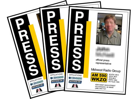 Press Passes Bencjones