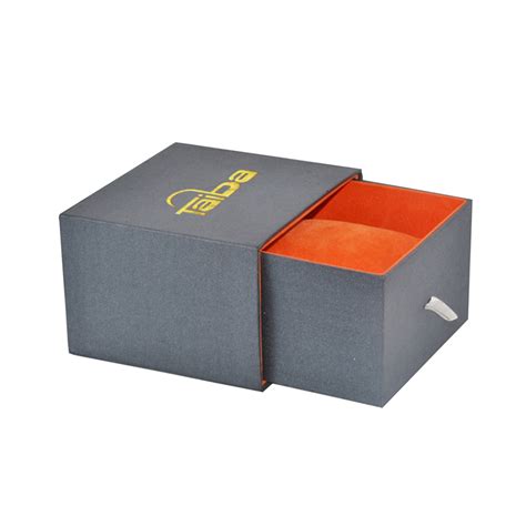 Paper Sliding T Box Drawer T Box With Velvet Holder Bracelet