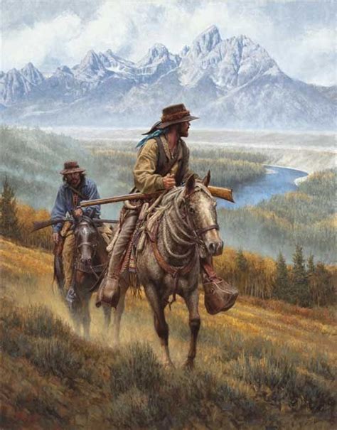 Mountain Men Prints Mountain Man West Art Hunting Art