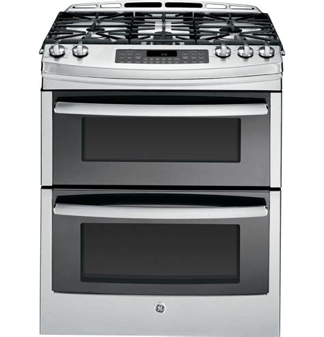 Ge 30 Stainless Double Oven Gas Range Pgs950sefss