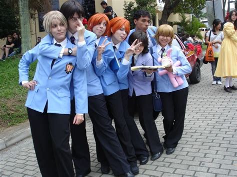 Awesome Group Cosplay Ouran High School Host Club Anime Pinterest