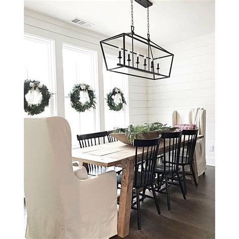 Not sure which hashtags to use for kitchen? Carmen 6-Light Kitchen Island Linear Pendant | Farmhouse ...