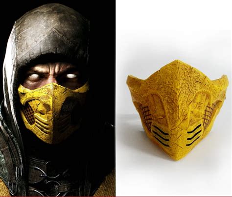 Buy 2015 Game Mortal Kombat X Full Scorpion Man Hanzo Hasashi Cosplay Masks