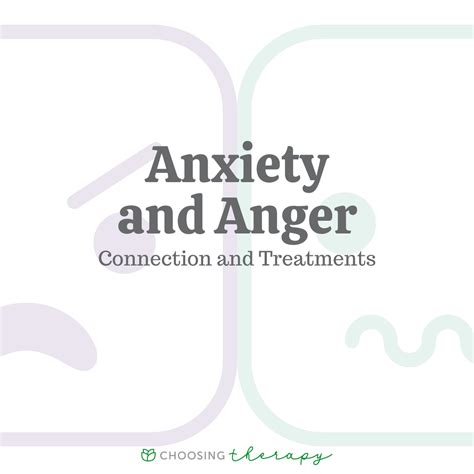 Anxiety And Anger Connections Treatments And How To Cope