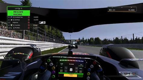 F Gp Spa Francorchamps From Th To St Cockpit View Realism Race