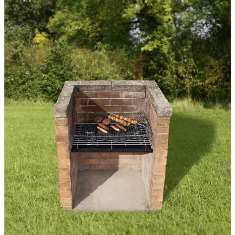 Homemade Brick Bbq Grill Plans Fire Pit Design Ideas