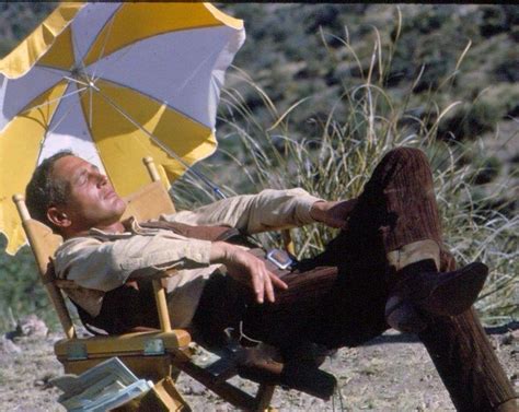 Paul Newman On The Set Of Hombre Silver Bear Paul Newman Golden Globe Award Film