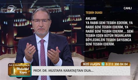 Prof Dr Mustafa Karataş ile Muhabbet Kapısı 9 Temmuz 2020 izle7