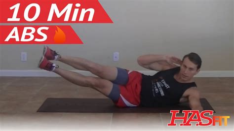 Torching 10 Minute Abs Workout Hasfit Ten Minute Ab Workouts