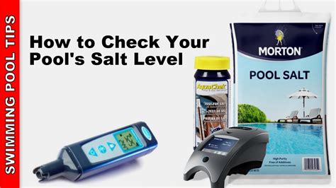 What is the best salt level for a pool? How to Check Your Pool's Salt Level (Salinity Level) - YouTube