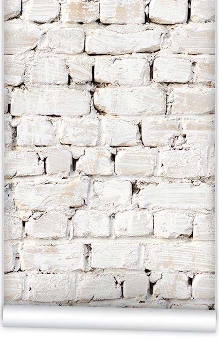 Kemra Whitewashed Brick Wallpaper