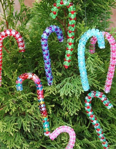 How To Make A Beaded Candy Cane Ornament Feltmagnet