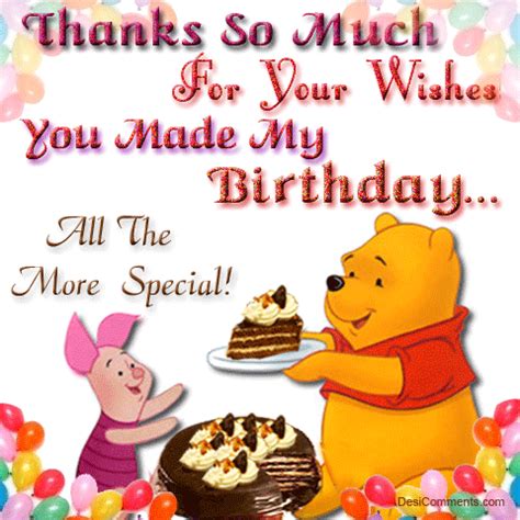 Sweet thank you quotes for birthday wishes. Thanks For The Birthday Wishes Quotes. QuotesGram