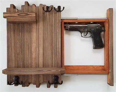 hidden compartment furniture gun concealment wall decor etsy