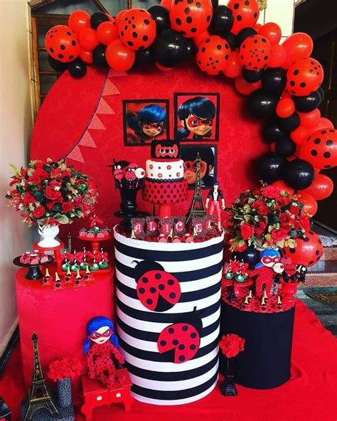 Ladybug Birthday Theme Girl Birthday Decorations Frozen Birthday Party Birthday Diy Mickey