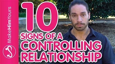 10 Signs Youre In A Controlling Relationship How To Spot A Controlling Partner Youtube