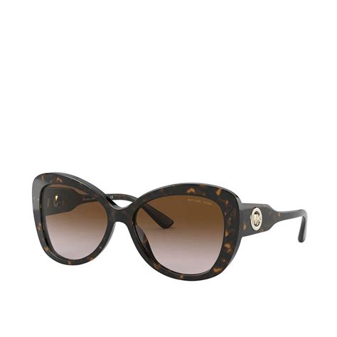 michael kors women sunglasses modern glamour 0mk2120 dark brown mk jacqaurd logo solglasögon