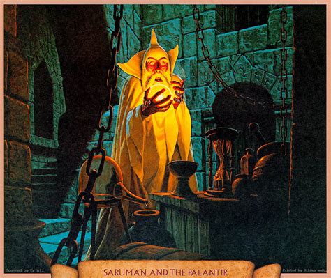 Maybe you would like to learn more about one of these? Saruman And The Palantir - Fantasy Lord Of The Rings