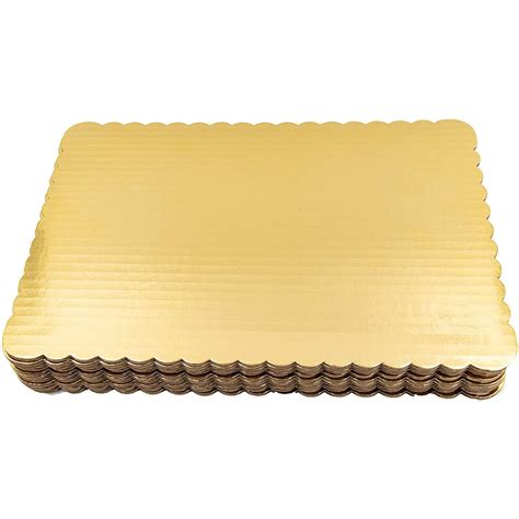 Cake Board 12 Sheet Gold Scallop Cake Craft Shoppe Llc