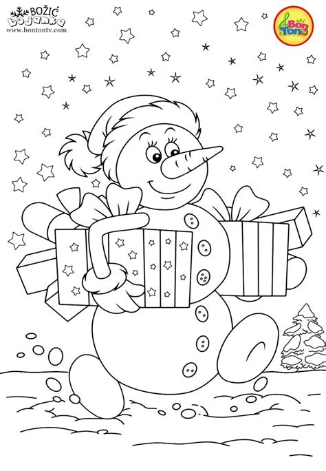 Christmas Coloring Pages Božić Bojanke Za Djecu Free Printables For