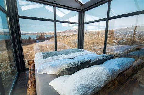 Glass Lodge On Icelandic Fjord Offers Stunning Views Of The Northern Lights