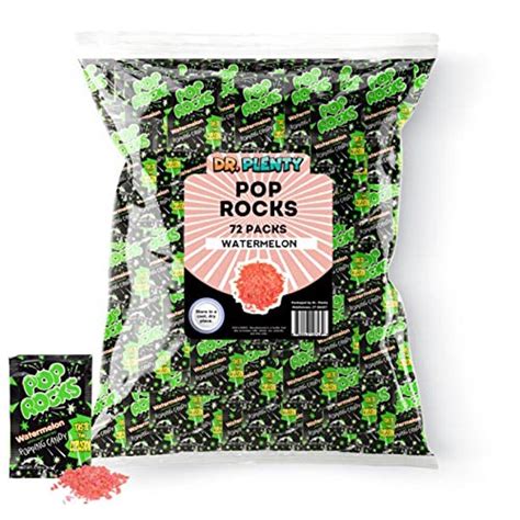Pop Rocks Watermelon Bulk 033oz 72 Pack Of Water Melon Flavored