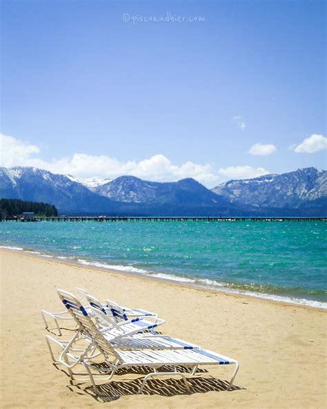 Map Of Lake Tahoe Beaches Piscoandbier