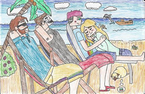 Ssundee Ambrew Crainer And Thea On Vacation By Jedbatac On Deviantart