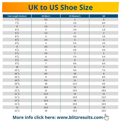 Easy Shoe Size Conversion Charts US UK EURO