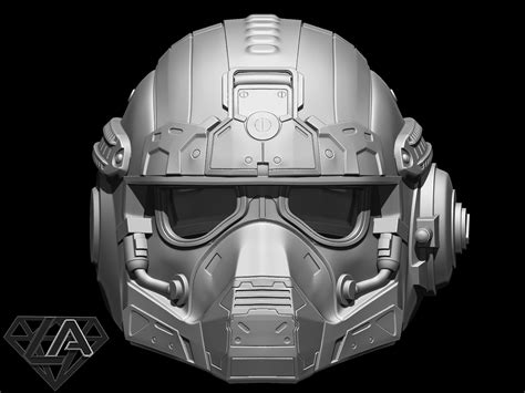Archivo Stl Modelo 3d De Gears Of War Anthony Carmine Custom Helmet