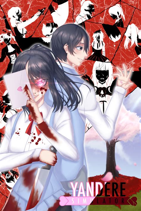 Yandere Simulator Poster Nary Blacknoir Illustrations Art Street