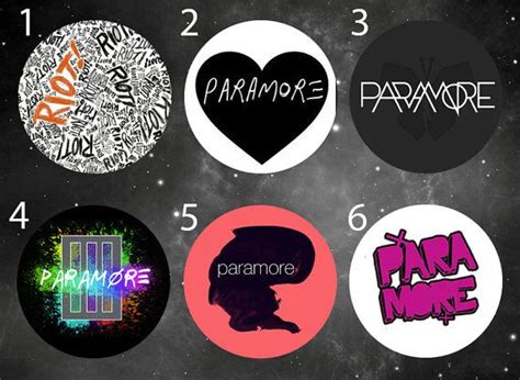 Paramore Button Set Paramore Etsy Backpack Pins