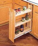 I think it's clever by using test tubes, although you probably have to refill them more often than larger. Narrow Pull Out Cabinet | Pull out shelves, Build a spice ...