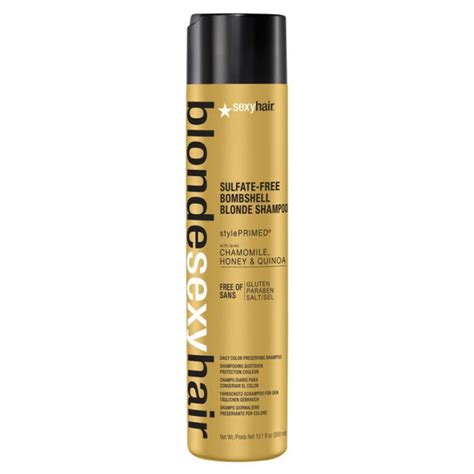 Sexy Hair Blonde Sexy Hair Bombshell Blonde Sulfate Free Color Preserving Shampoo 101 Oz