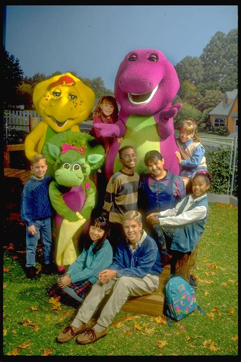 Barney Barney Goes To School 1995 Vhs Barney The Dino